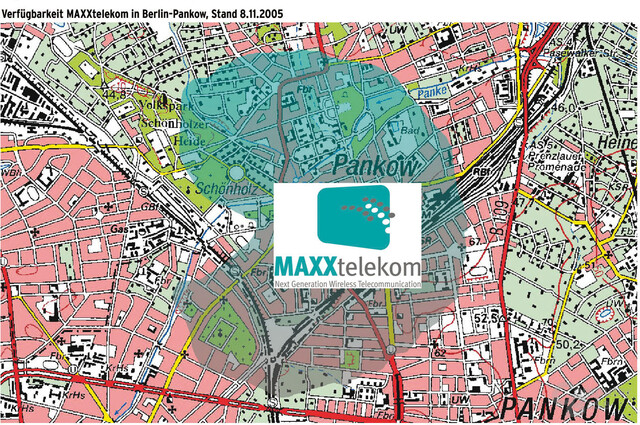 WiMAX-Verfügbarkeit in Berlin Pankow