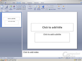 Windows Office PowerPoint 12 Pre-Beta 1 - Quelle: Winsupersite.com Windows Office PowerPoint 12 Pre-Beta 1 - Quelle: Winsupersite.com