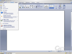 Windows Office Word 12 Pre-Beta 1 - Quelle: Winsupersite.com
