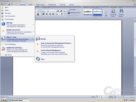 Windows Office Word 12 Pre-Beta 1 - Quelle: Winsupersite.com