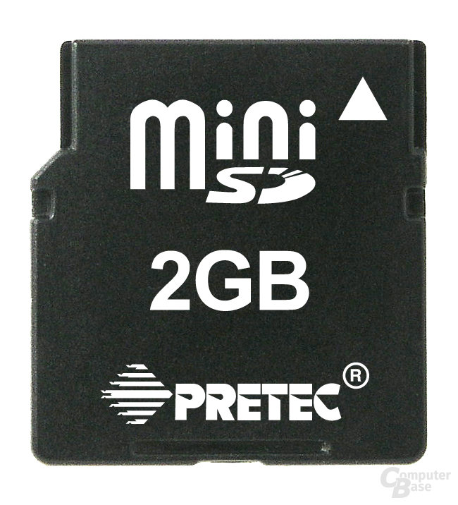 Pretec 2 GB miniSD Card