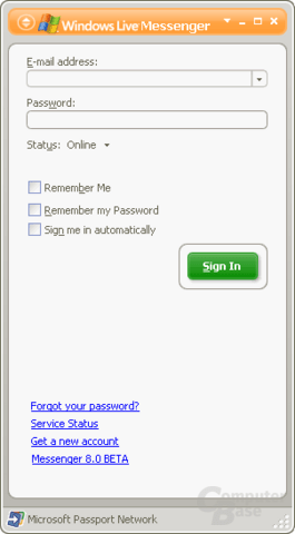 Windows Live Messenger Beta Build 8.0.0365