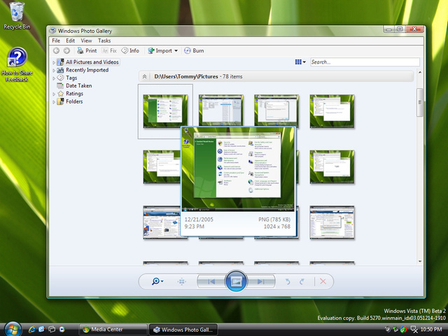 Windows Photo Gallery Windows Photo Gallery