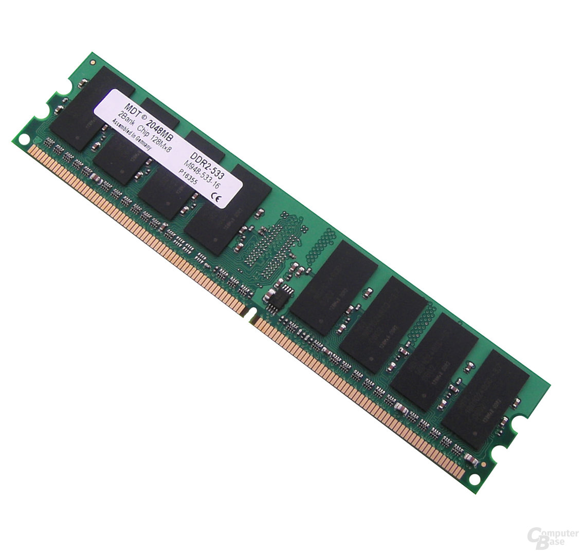 2 GB MDT DDR2-533 CL4