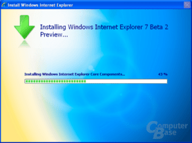 Internet Explorer 7 Beta 2 Preview - Installationsprozess