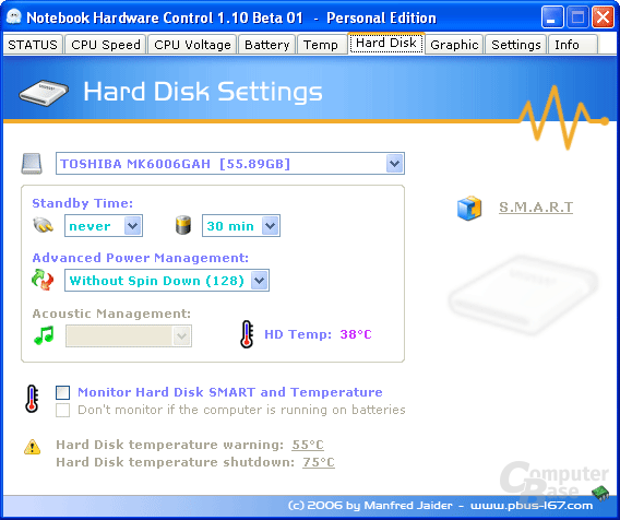 Notebook Hardware Control 1.10 Beta