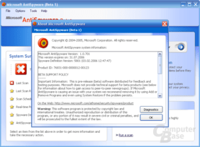 Windows AntiSpyware Beta 1