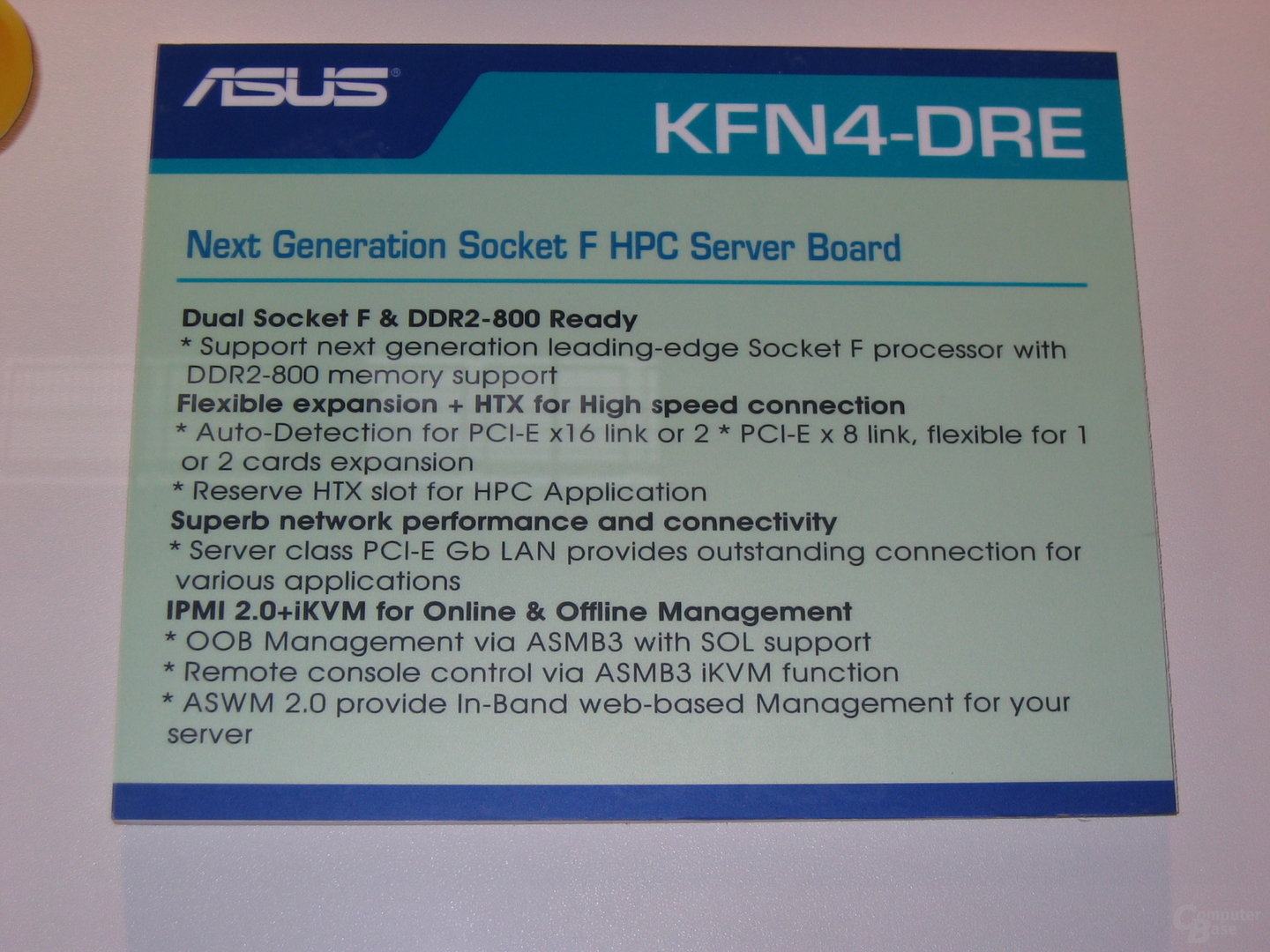 Asus KFN4-DRE Spezifikationen