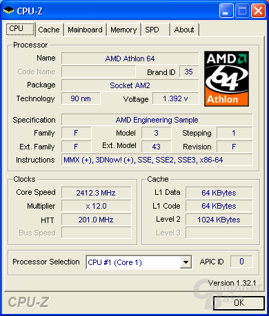 Athlon 64 X2 4800 (Sockel AM2) - Codename Windsor