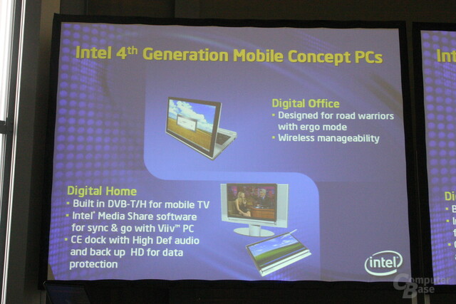 Neue Notebook-Konzepte von Intel