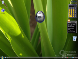 Windows Vista Sidebar Build 5342