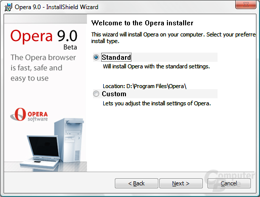 Opera 9.0 Build 8321