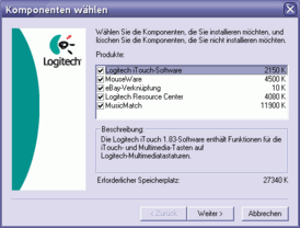 Logitech iTouch 1.83 Setup Nr. 0