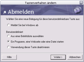 IntelliType Pro 2.1 Abmelden