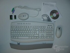 Microsoft Wireless Desktop Lieferumfang