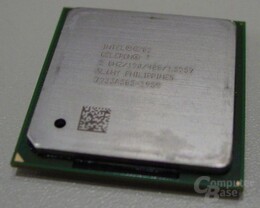 Intel Celeron 2 GHz von oben