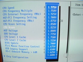 Bios - VCore
