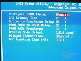 GA-8PE667 Ultra 2 - BIOS - RAM-Timings