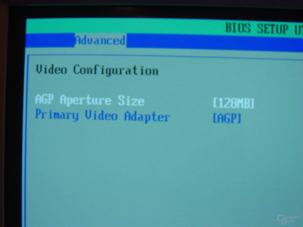 Bios - AGP-Size