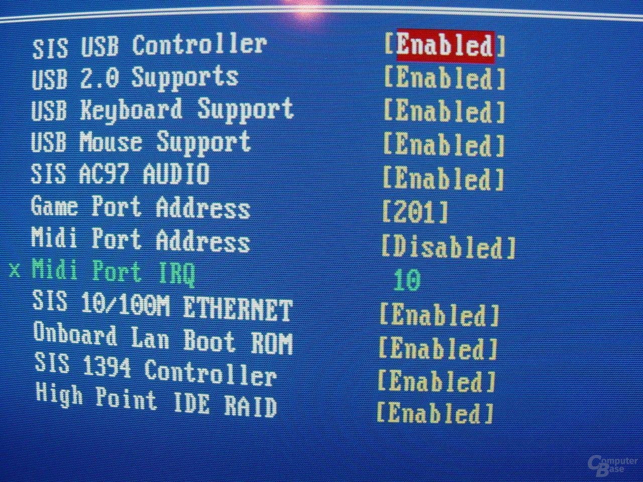 EPoX EP-4SDA5+ - Bios - Onboard Komponenten