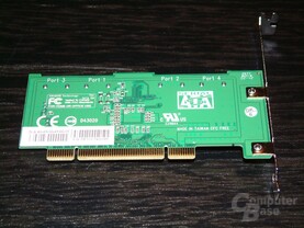 SATA 150/TX4 Rückseite SATA 150/TX4 Rückseite