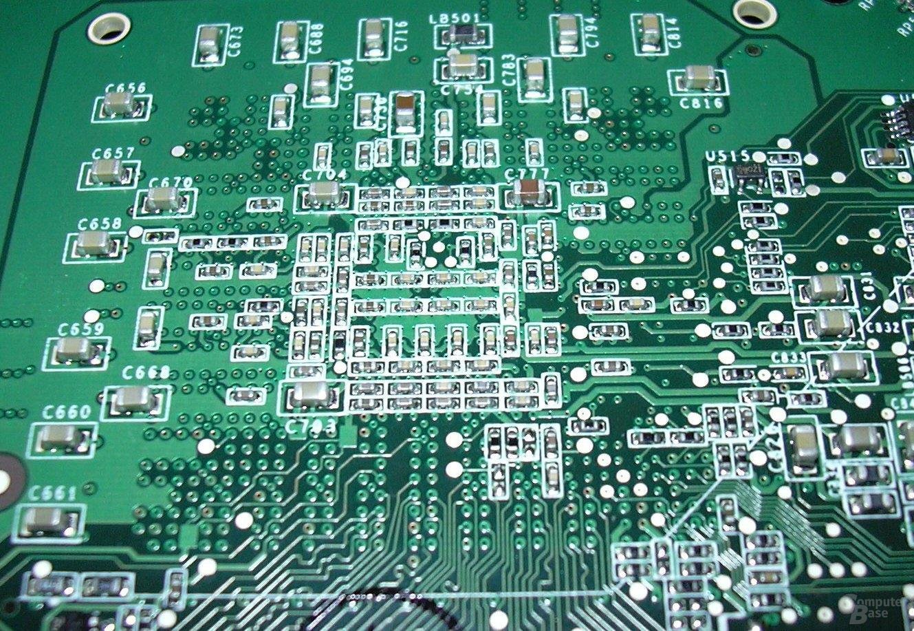 nV GFFX5900u Karte Rückseite GPU-Bereich