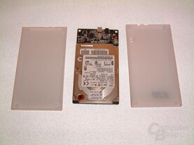 Festplatte mit Elektronik