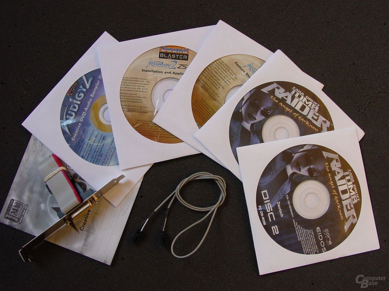 Creative Audigy 2 ZS Lieferumfang