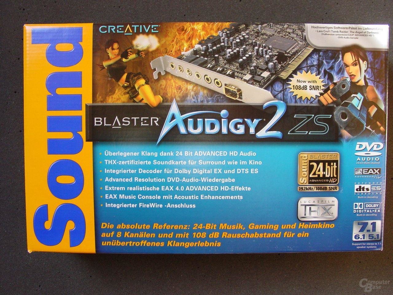 Creative Audigy 2 ZS Verpackung