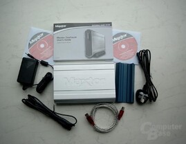 Maxtor OneTouch 120GB - Lieferumfang