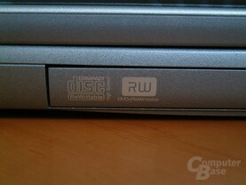 Eingebauter DVD+RW-Brenner Eingebauter DVD+RW-Brenner