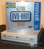 Laufwerk und DVD-RAM