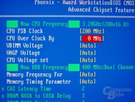 Bios - Chipset Features