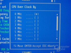 Bios - FSB Übertaktung