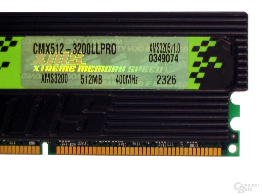 Plakette der beleuchteten Corsair Module