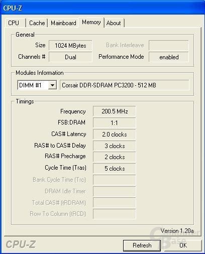 DDR400 bei besten Timings