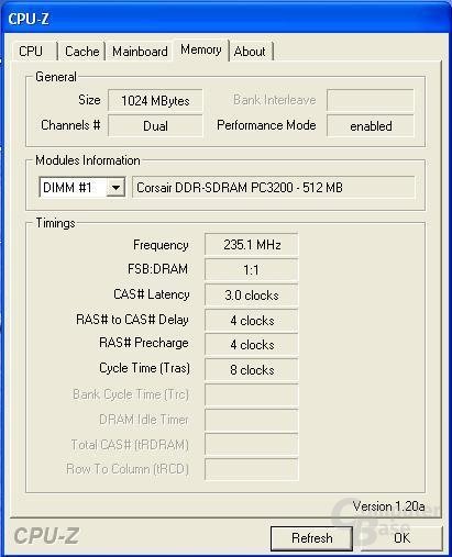 übertaktete Corsair mit LEDs - bei DDR470 ist Schluss