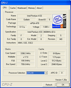 Pentium 4 Extreme Edition 3,40 GHz