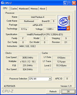 Overclocking Pentium 4 Northwood