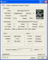 Athlon 64 FX-51 CPU-Z