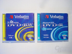 Verbatim DVD+R und DVD+RW