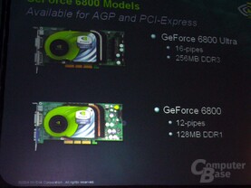 GeForce 6800 - mit 16 oder 12 Pipes II