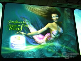 Das Motto "Graphics to immerse your Mind"