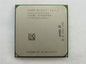 Der neue Athlon 64 FX-53 von oben