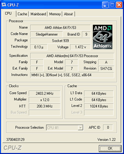 Athlon 64 FX-53 Sockel 939