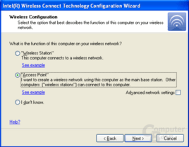 Wireless Connect Technology - Schritt 1