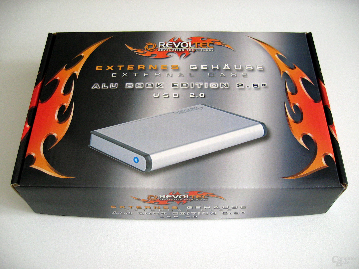 Revoltec 2,5" Gehäuse vorne