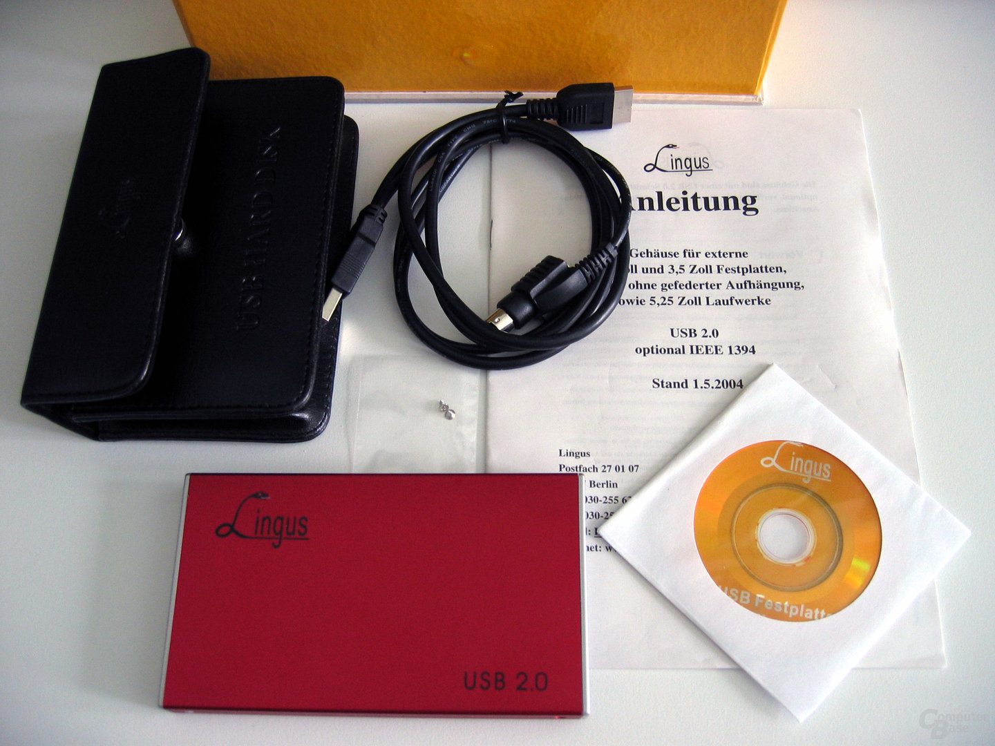 Lingus 2,5" Lieferumfang