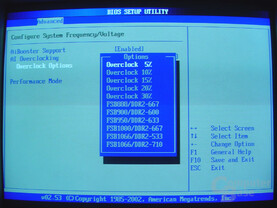 Overclocking Profiles
