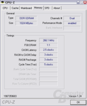 Timings bei DDR533